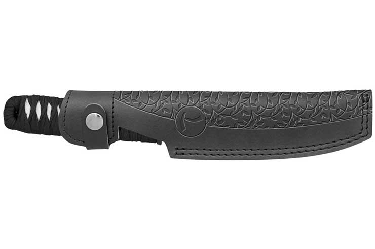 Tanto Blade Knife, Black Braid - Stainless Steel, Tokisu