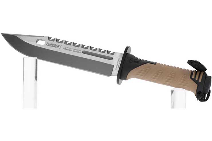 Hunting knife, with survival kit - Thunder II, K25