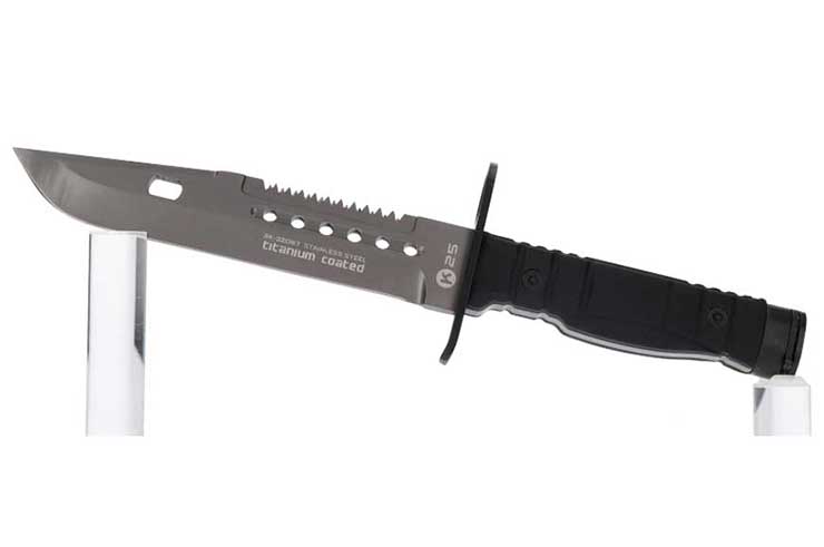 Tactical knife, with sharpening kit - Bayonet, K25