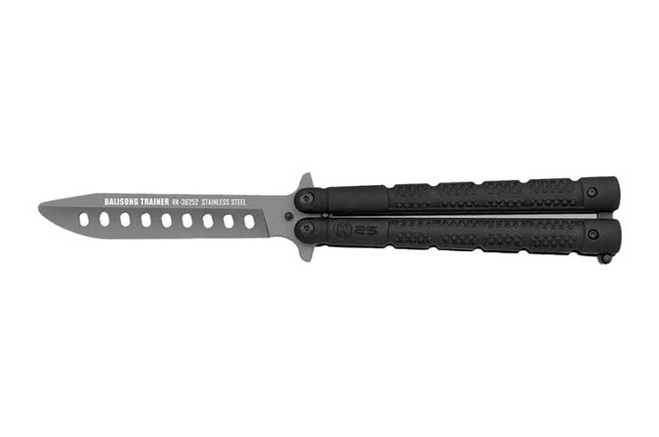 Dummy butterfly knife, Training - Stainless steel, K25